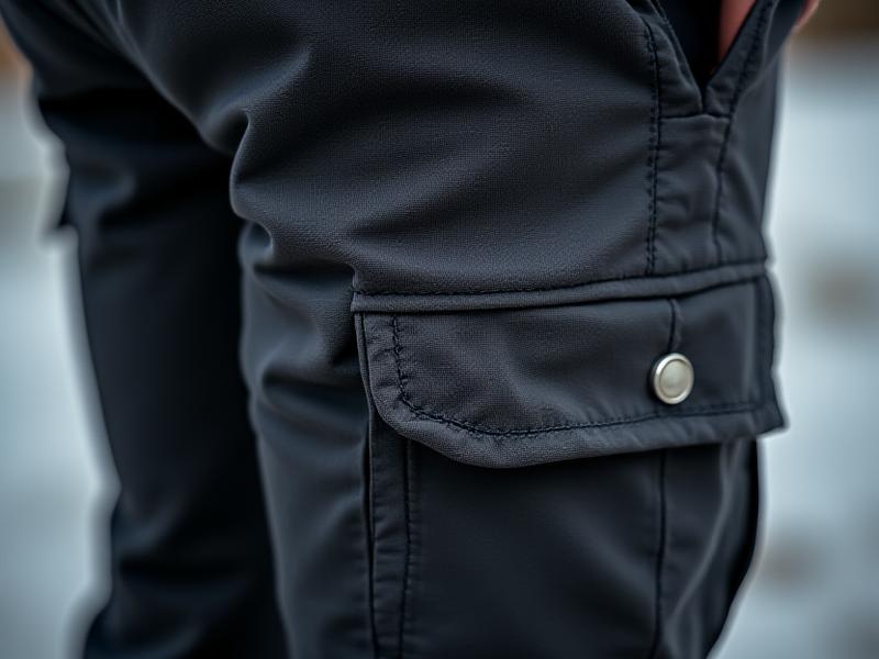 Pantalon cargo revisité avec finitions techniques ffroides