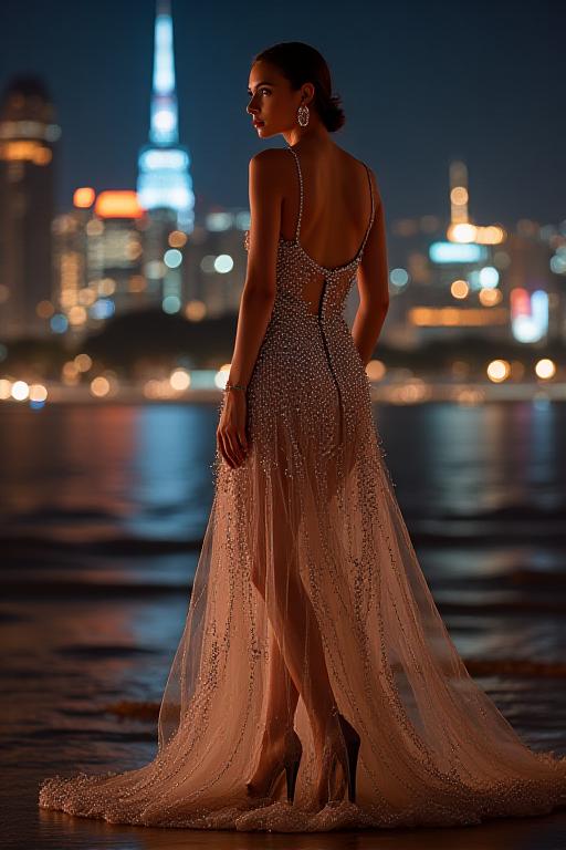 Look Soirée : Robe avec talons